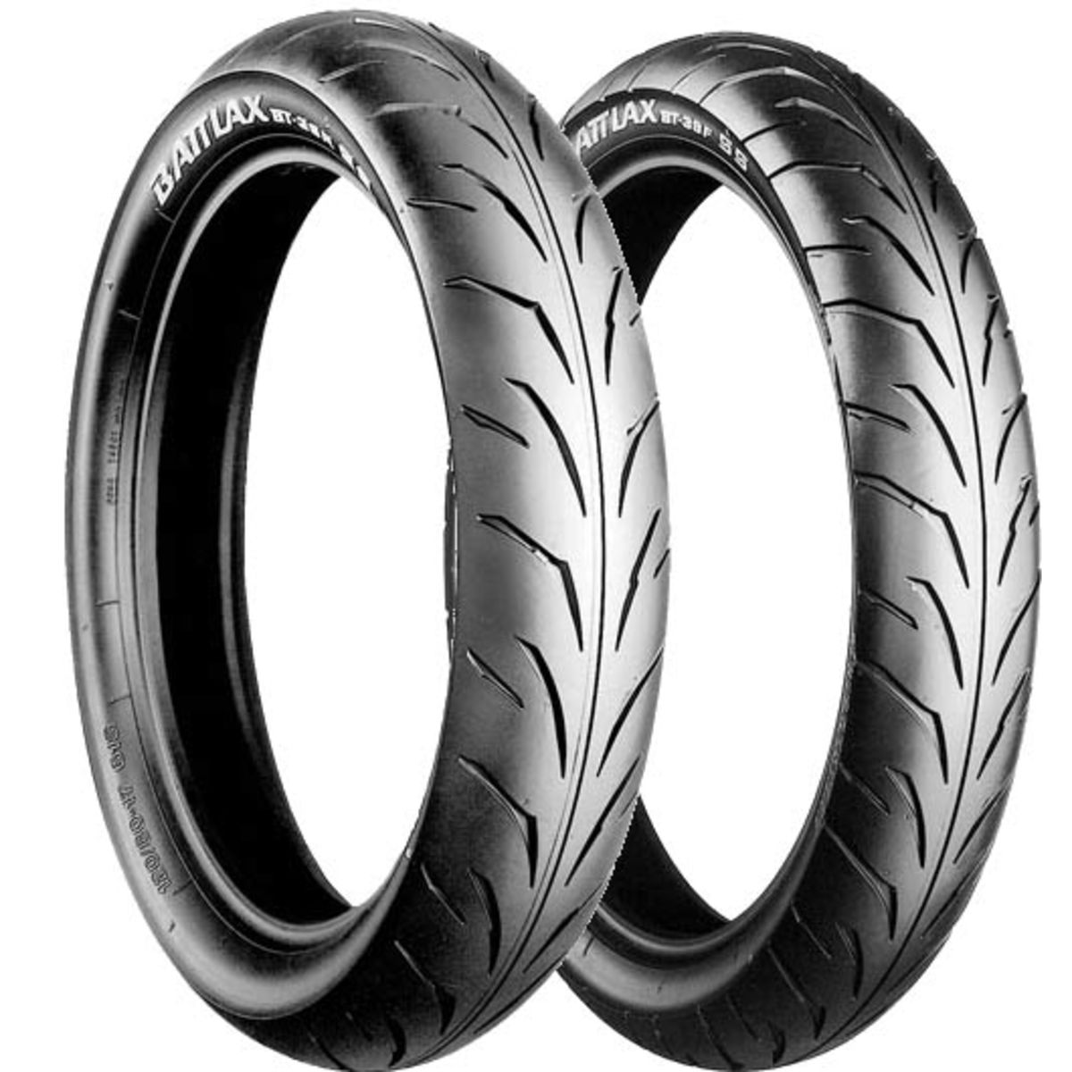 BRIDGESTONE BT39 SSM 3.50-10 TL 51J, Pneu scooter Avant/Arrière