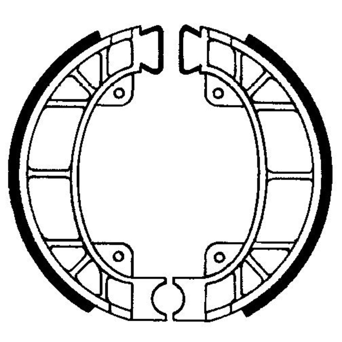 Jeu de mâchoires de frein FERODO FSB896