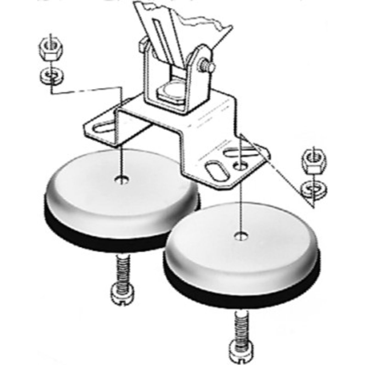 Image of Houder, werkende koplamp