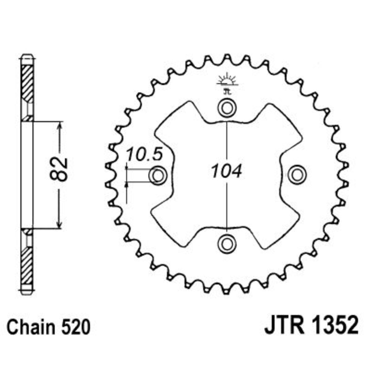 Pignone posteriore JTR 1352,40