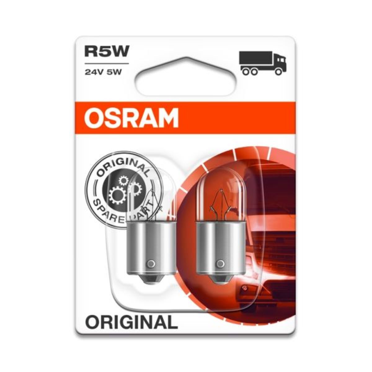 Ampoule secondaire OSRAM R5W Standard 24V/5W, 2 pièce