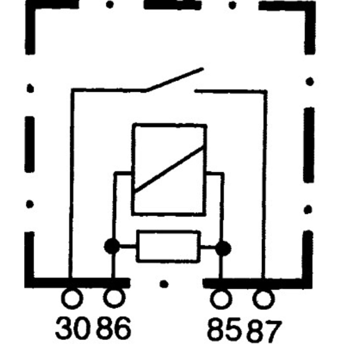 Relais Temporisateur De Préchauffage HELLA 12V - 5 Pôles, 40A - Pour Moteurs Diesel, Référence OE 357 911 253 A