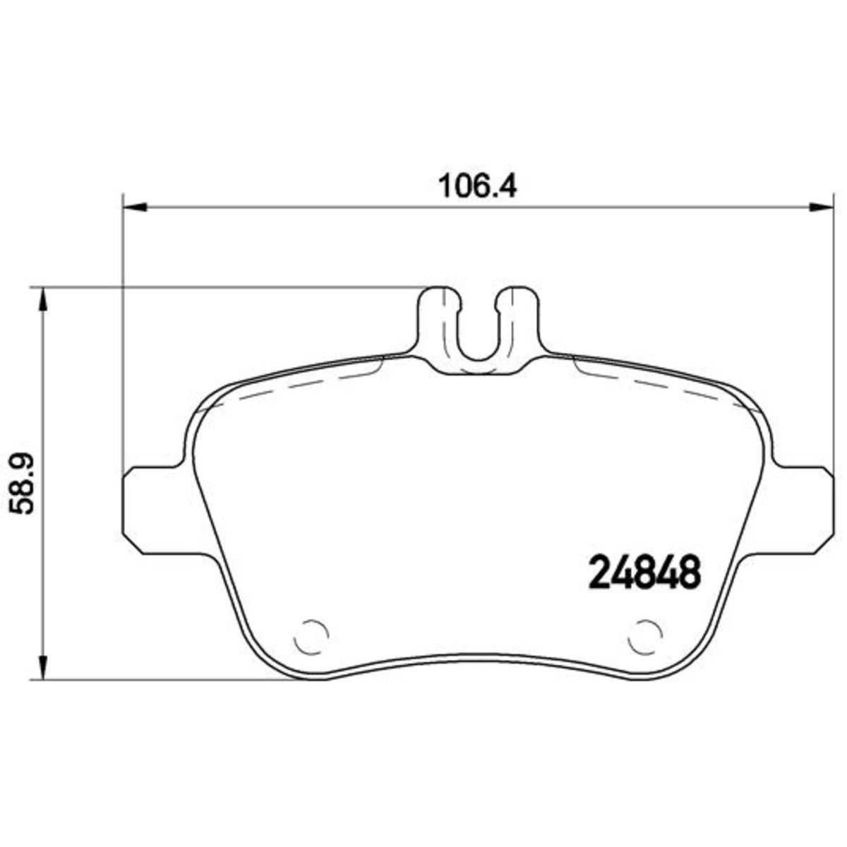 Image of Remblokset  Xtra , achter
