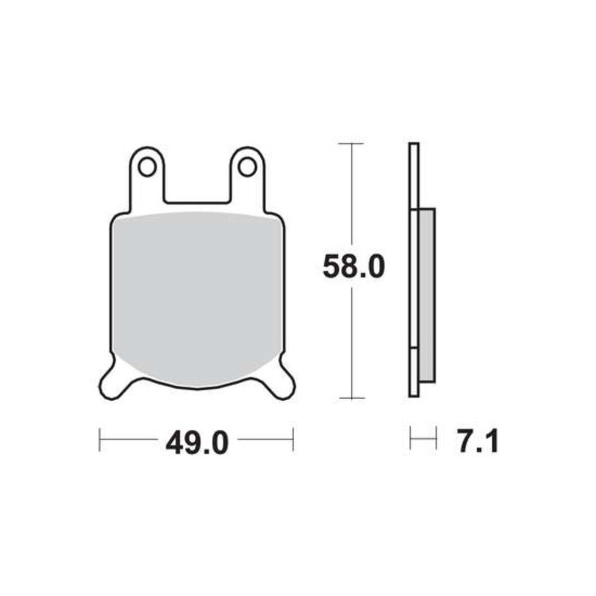 Bremsbelagsatz TRW MCB536