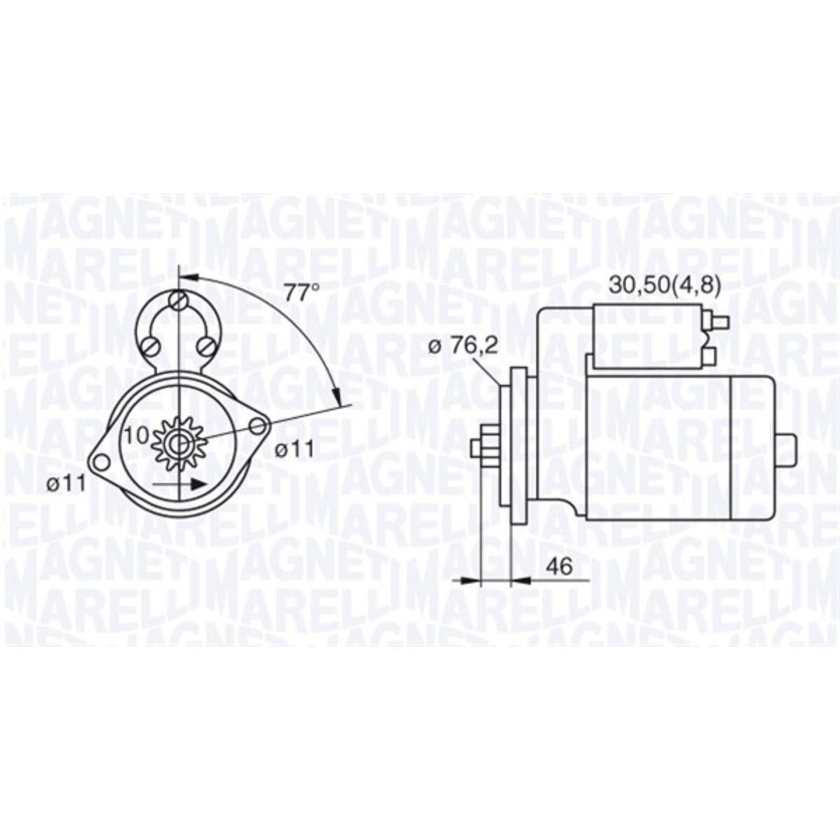 Magneti Marelli Starter 063521230160