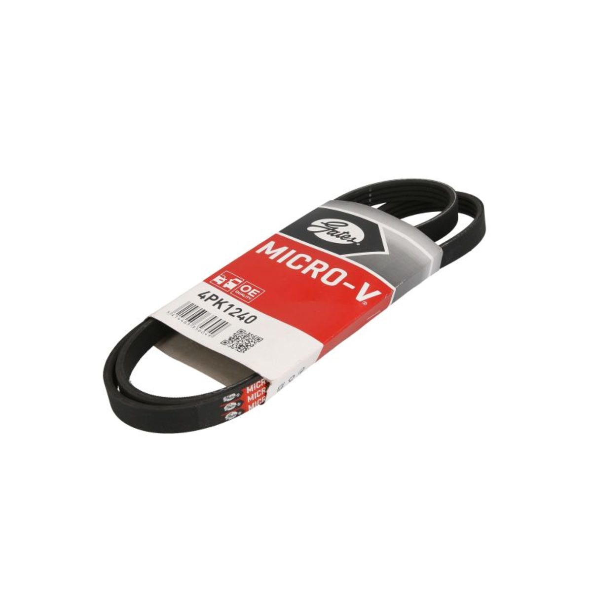 Nero Cinghia Poly-V Gates 4Pk1240
