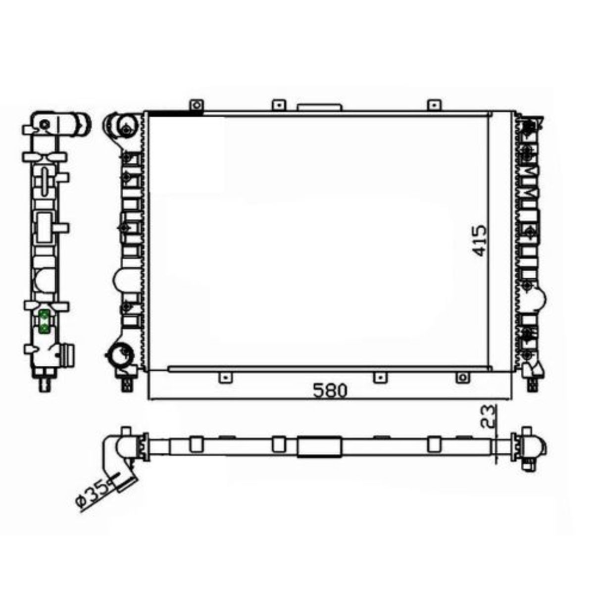 Image of Radiator, motorkoeling
