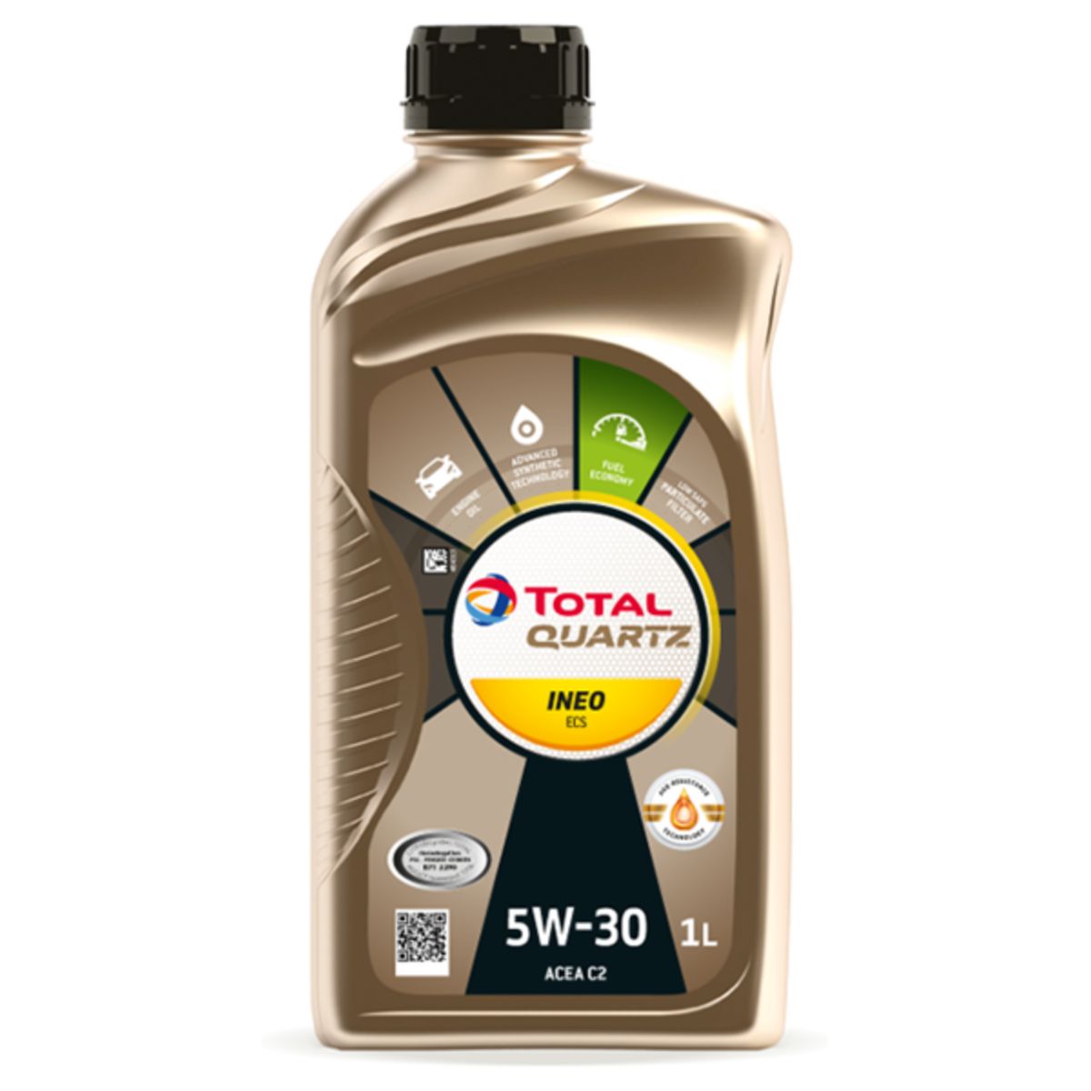 Image of Motorolie TotalEnergies 2213768 Quartz Ineo ECS 5W30 1L