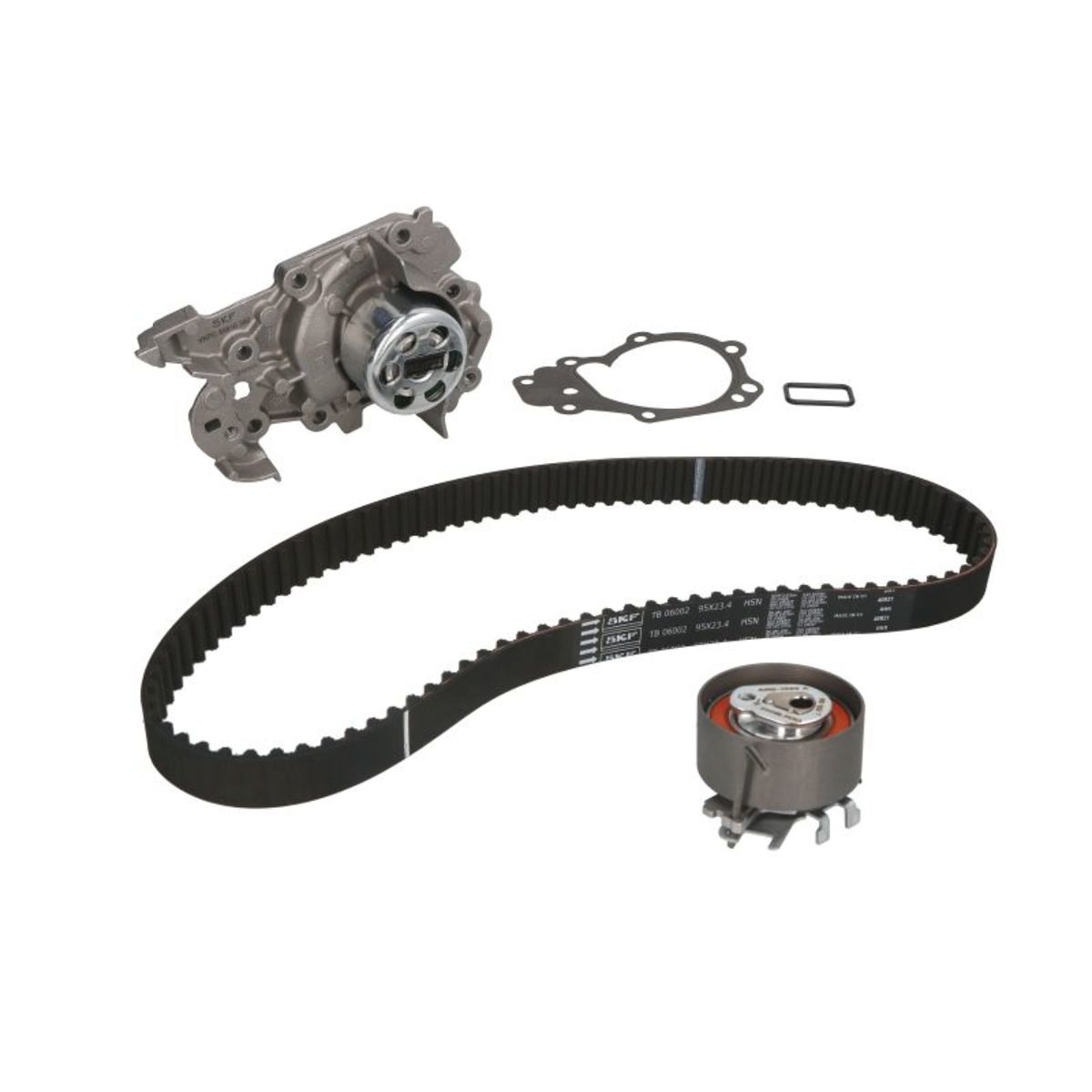 Skf Wasserpumpe + Zahnriemensatz Größe 23.4 Vkmc 06002