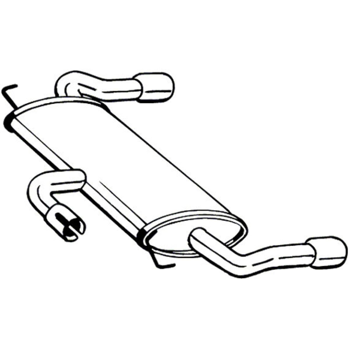 Bosal Silenziatore Posteriore 154-507 - Immagine 3