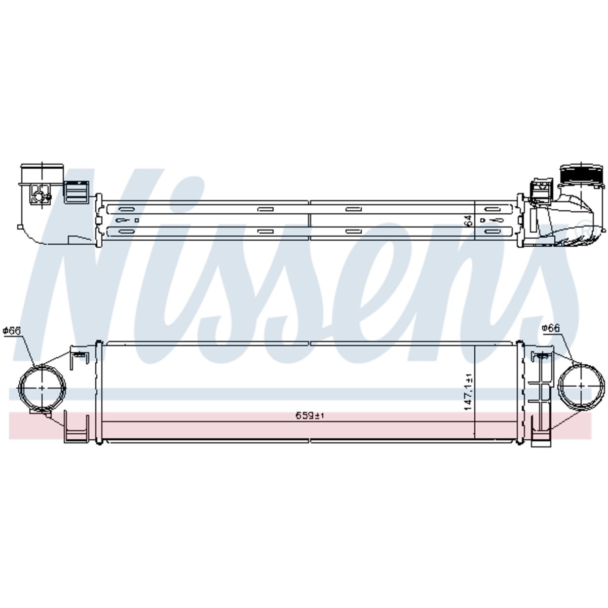 Nissens Intercooler 96368