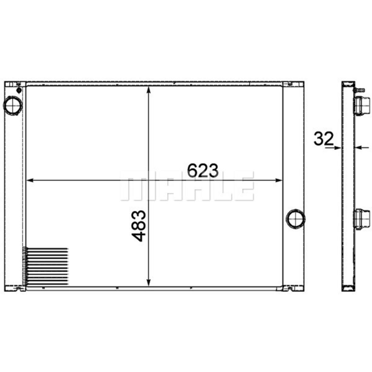Image of Radiator, motorkoeling