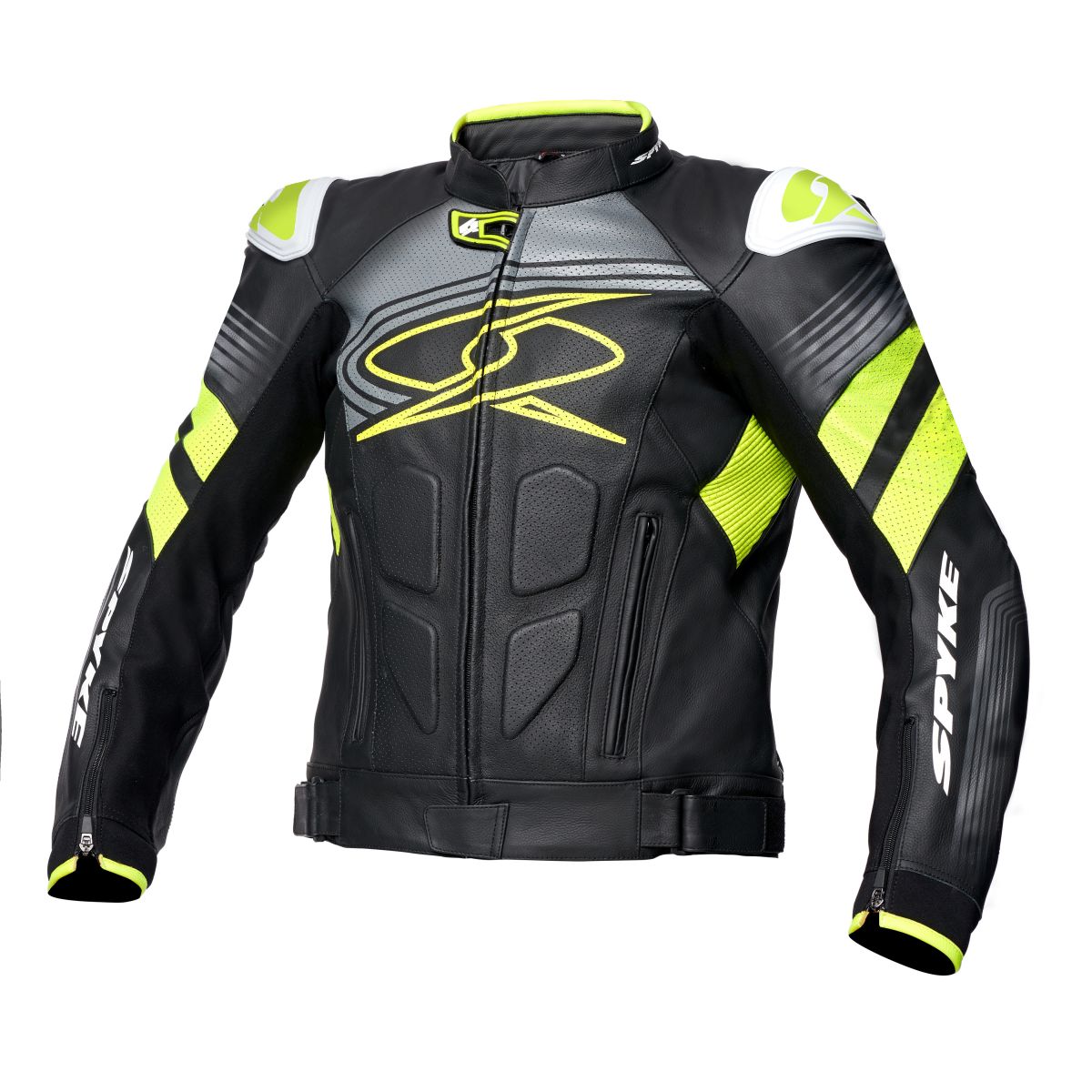 Motorrad Lederjacke SPYKE ESTORIL EVO Größe 48