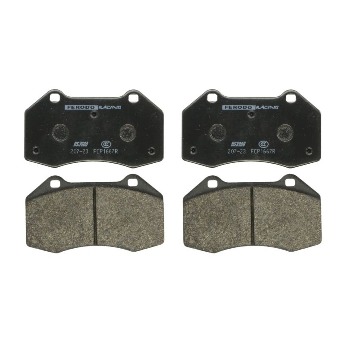 Plaquettes de frein sport non homologuées FERODO FCP1667R