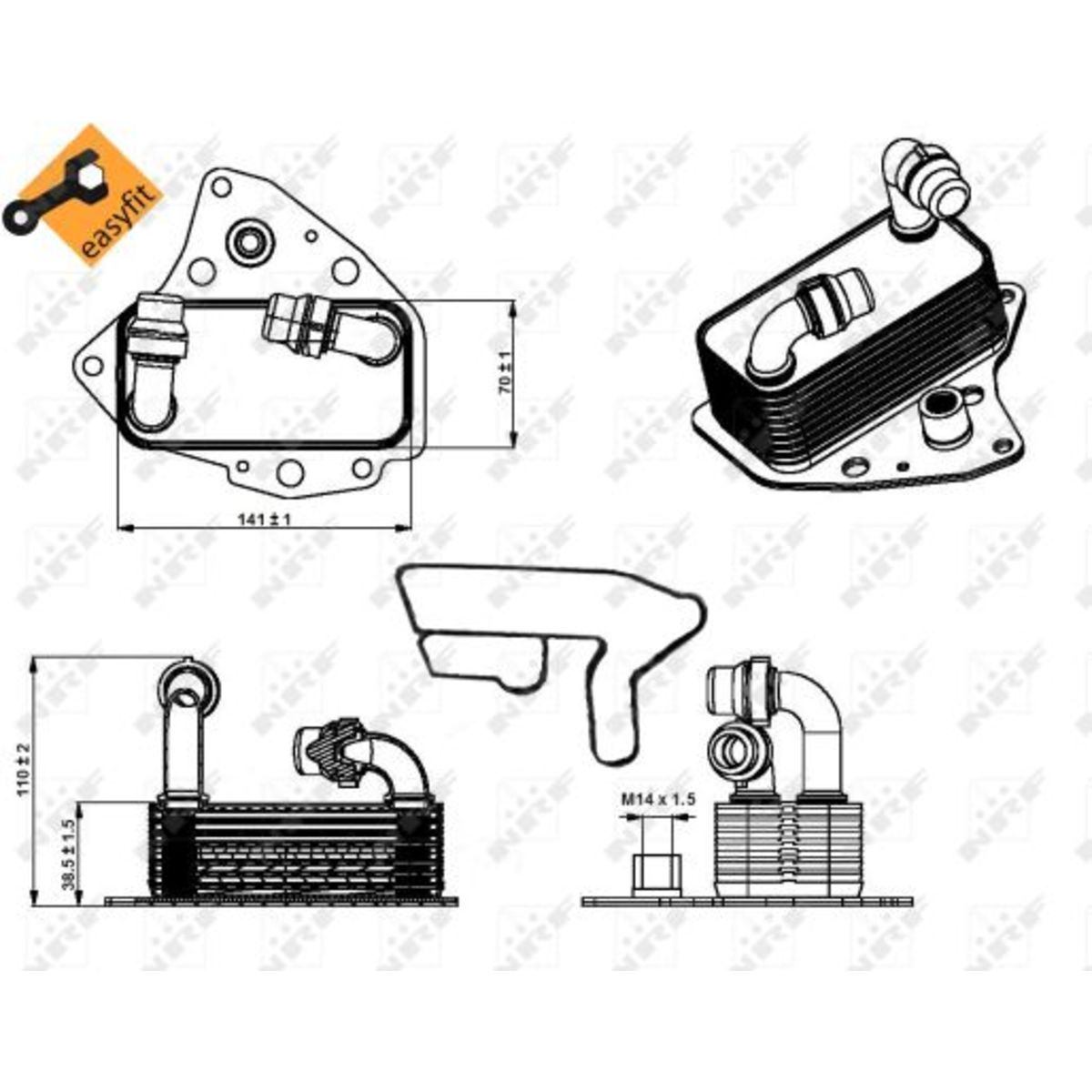 Image of Olie radiator, motorolie