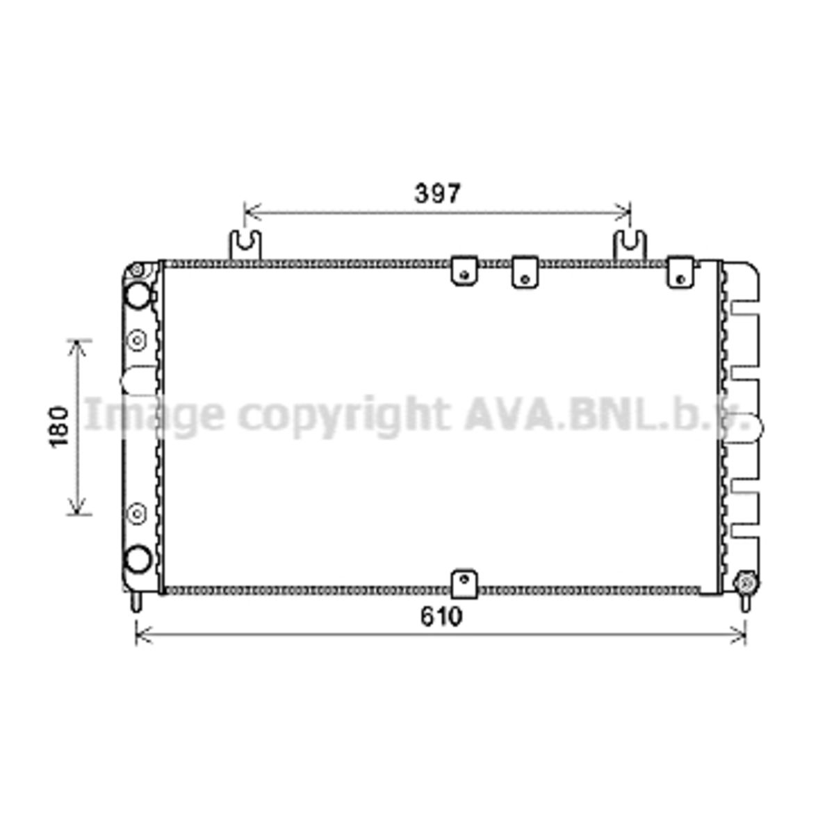 Image of Radiator, motorkoeling