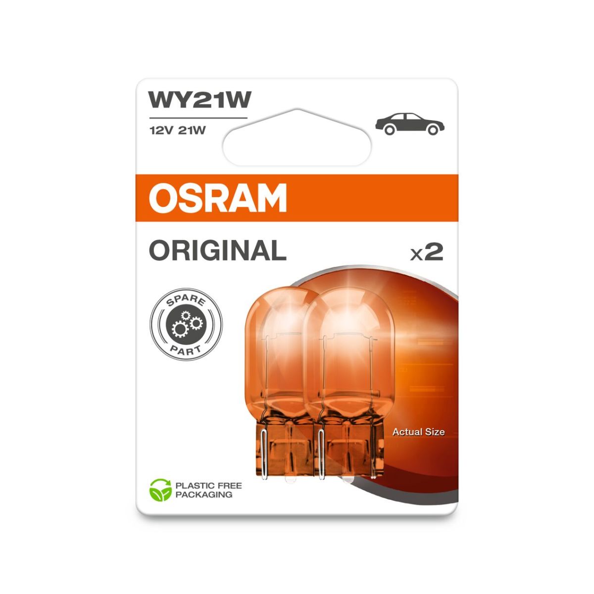 Osram Gloeilamp Wy21w 12V, 21W, 2 Stuk
