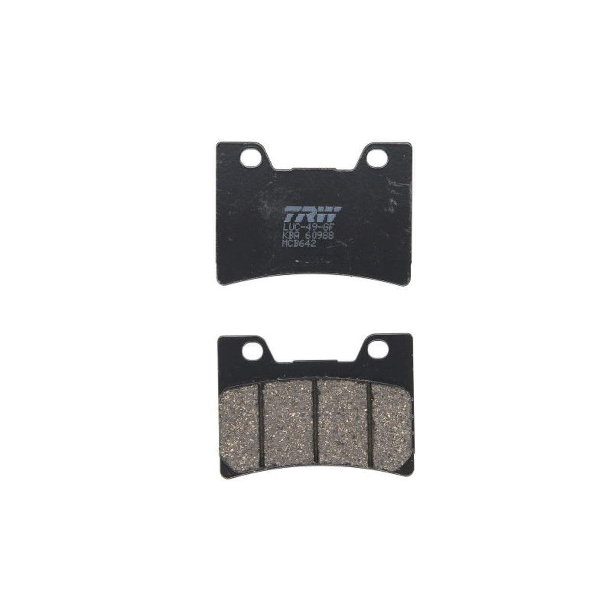 Jeu de plaquettes de frein TRW MCB642