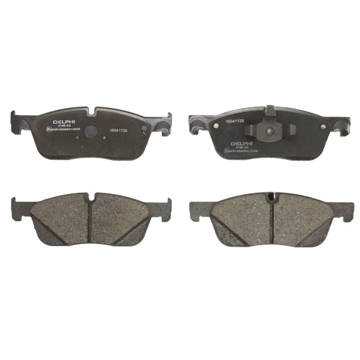 Delphi Set Di Pastiglie Freno Lp3166, Anteriore