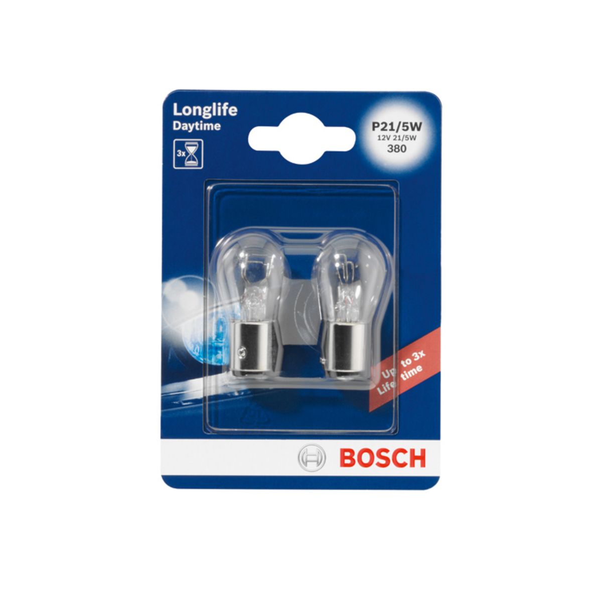Image of P27/7w lamp  P21/5W Longlife Daytime 12V/5/21W, 2 Stuk