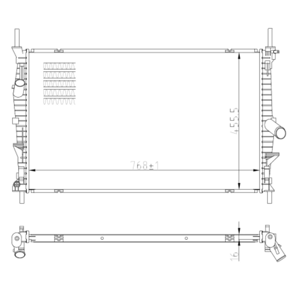 Image of Radiator, motorkoeling