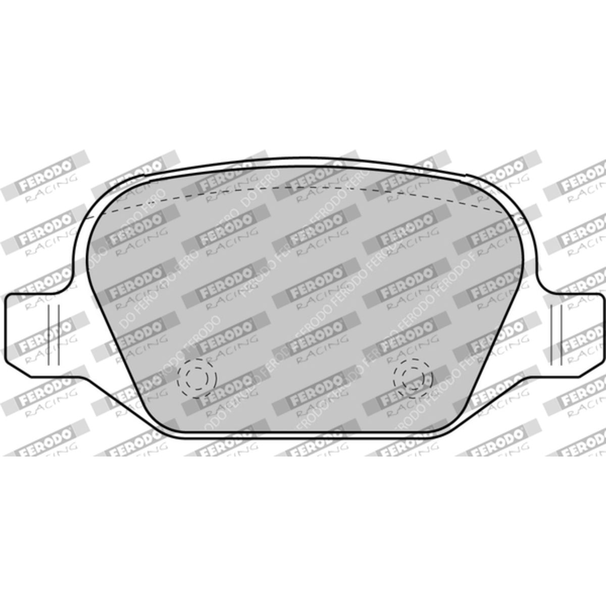 Jeu de plaquettes de frein FERODO FCP1349H