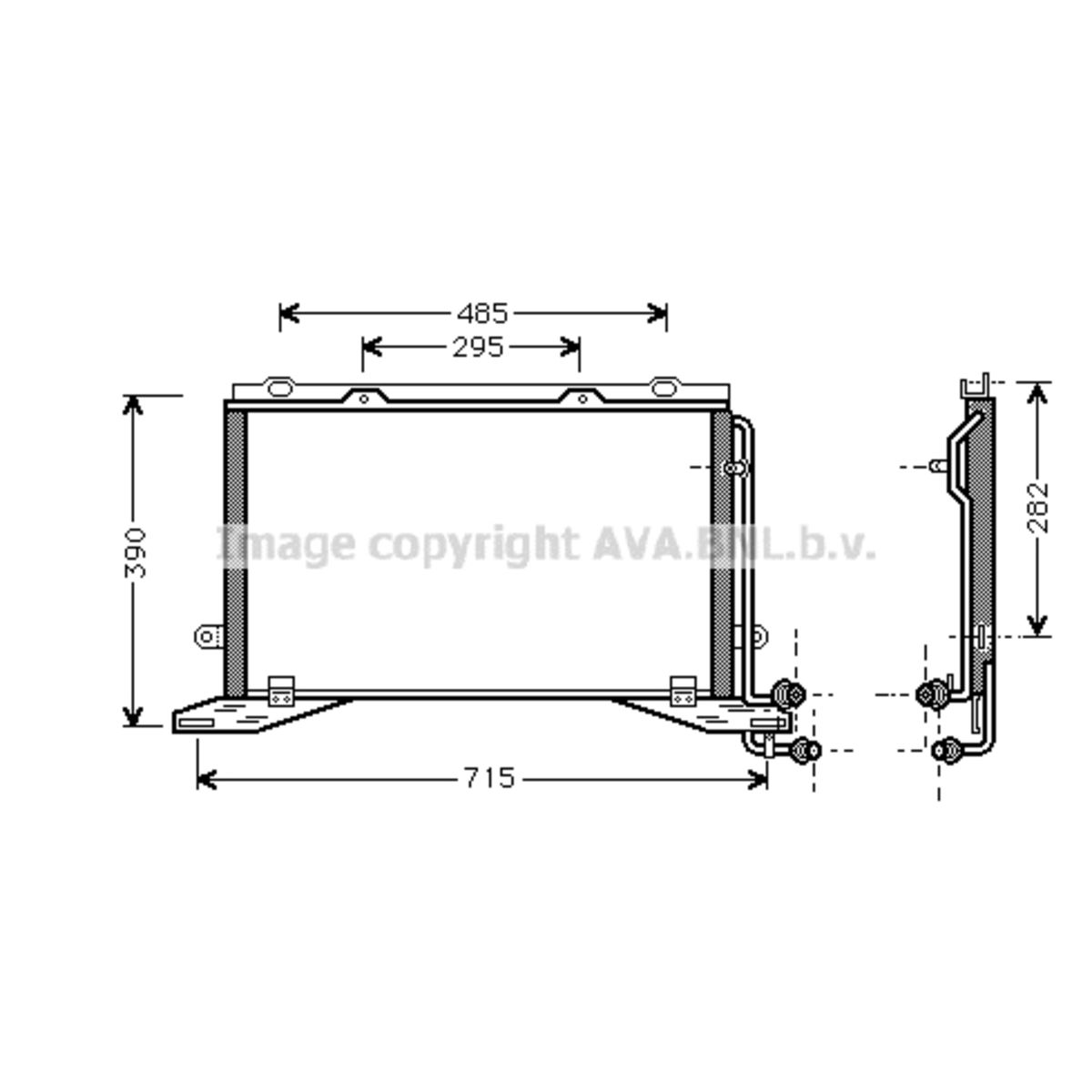 Image of Condensator, airconditioning   AVA