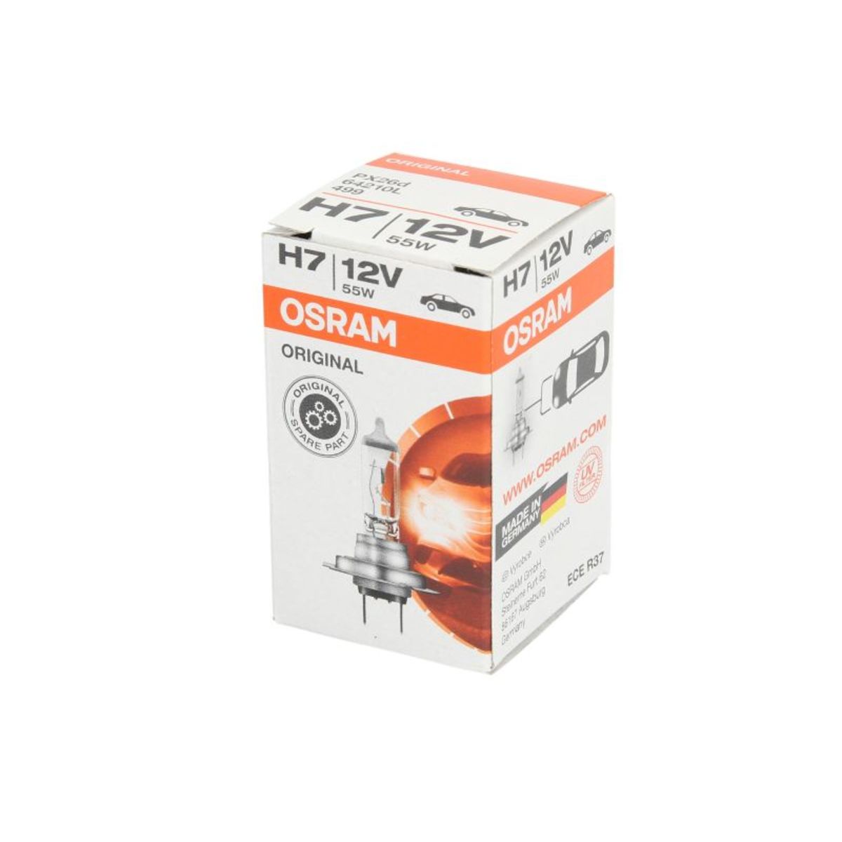 Ampoule halogène OSRAM H7 Longlife 12V, 55W