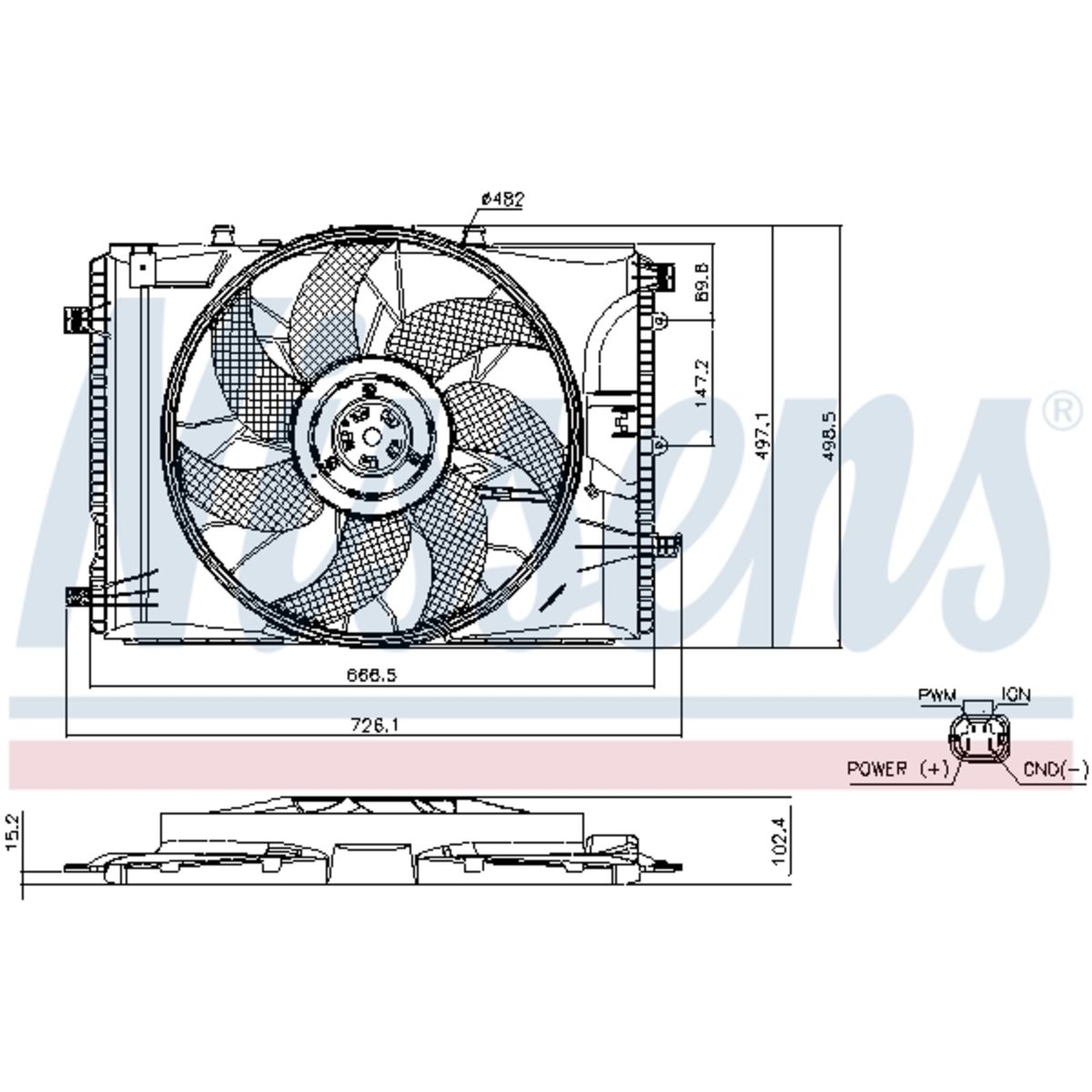Image of Koelventilatorwiel, motorkoeling
