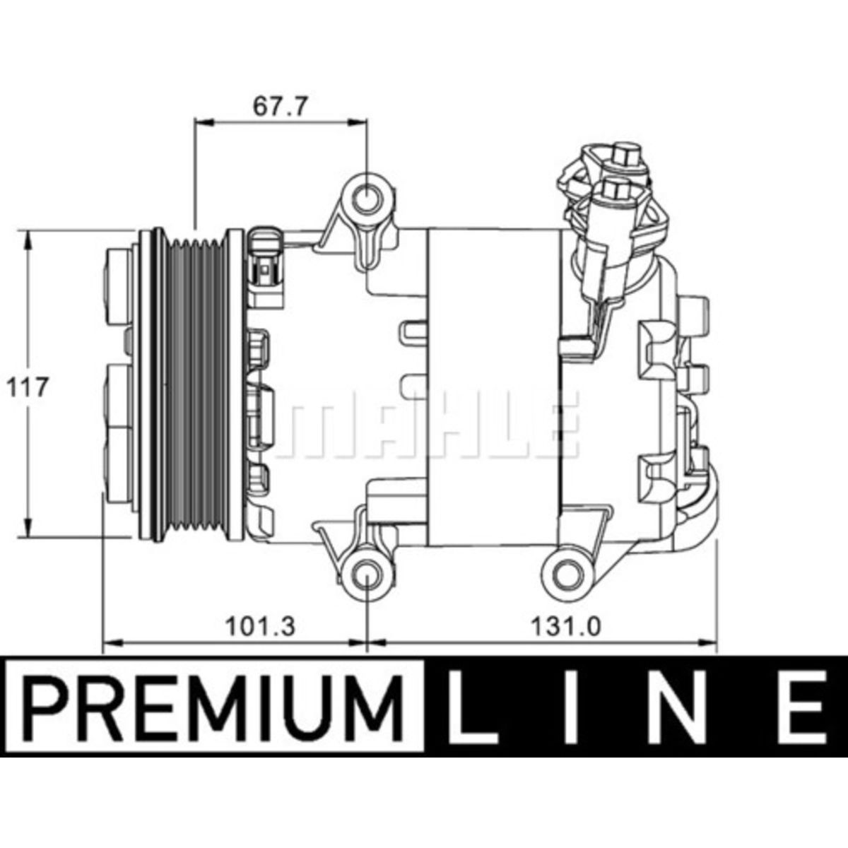 Image of Compressor, airconditioning