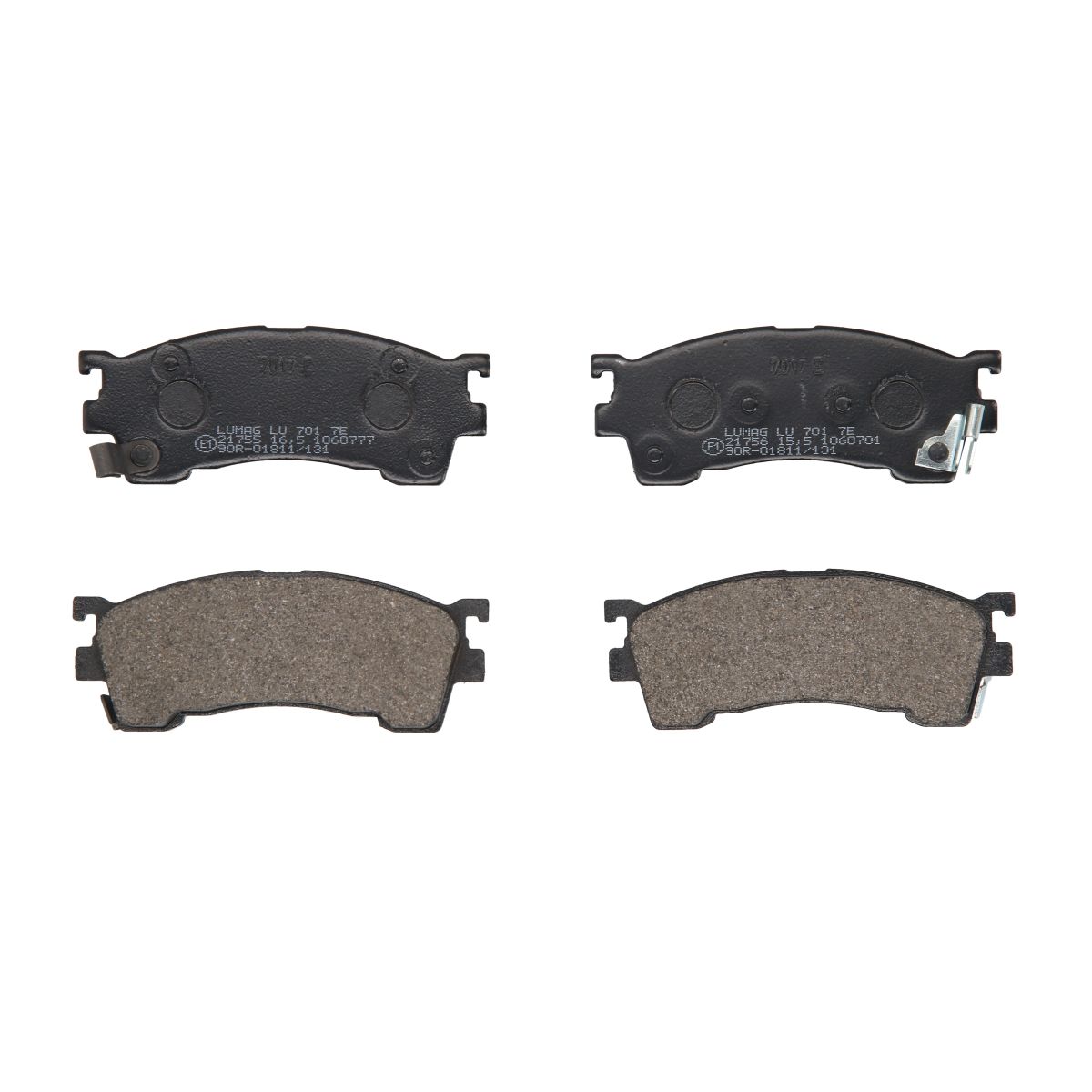 Bremsbelagsatz, Scheibenbremse BRECK 21754 00 701 10