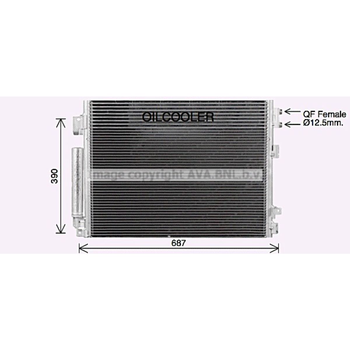 Image of Condensator, airconditioning   AVA