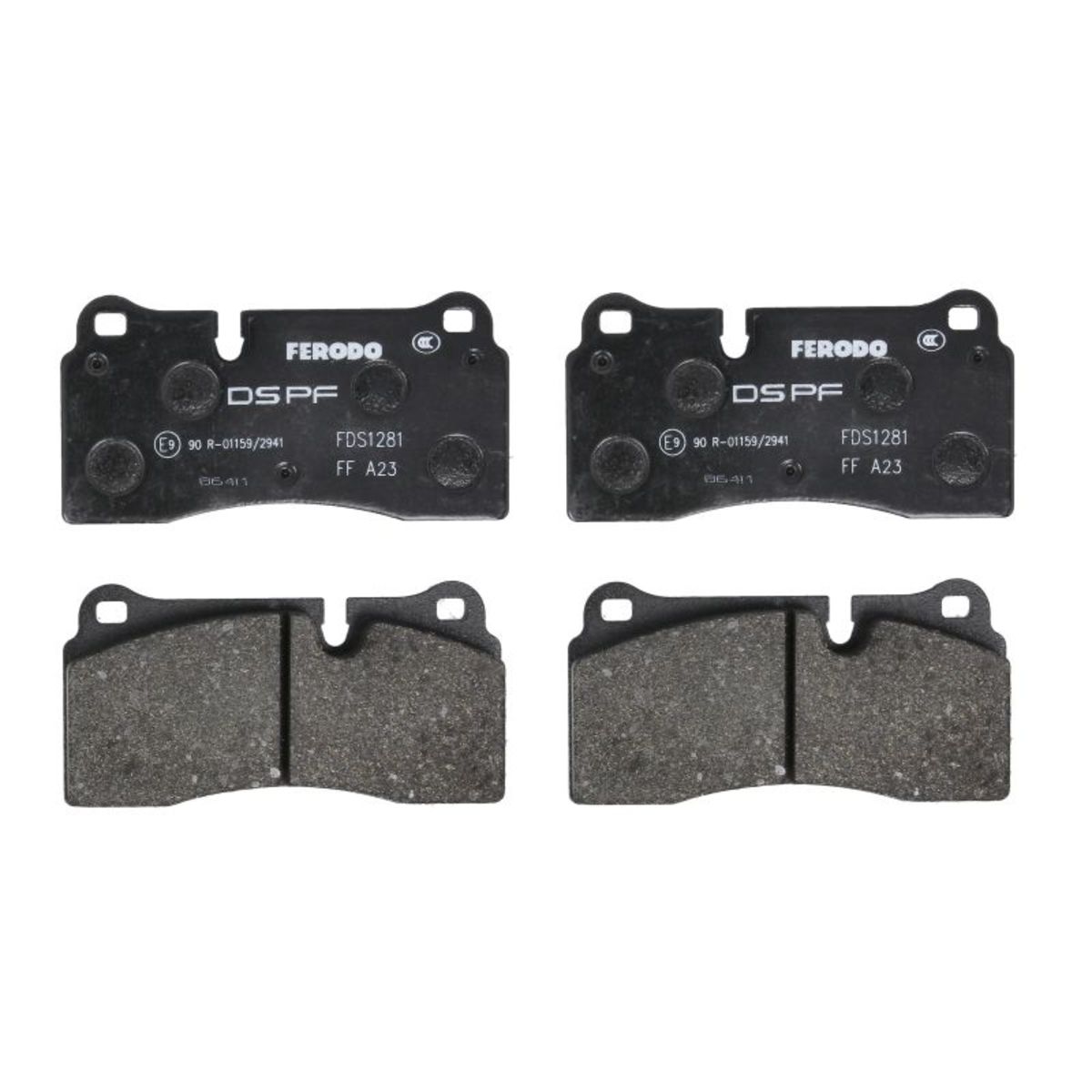 Jeu de plaquettes de frein FERODO Performance FDS1281, arrière