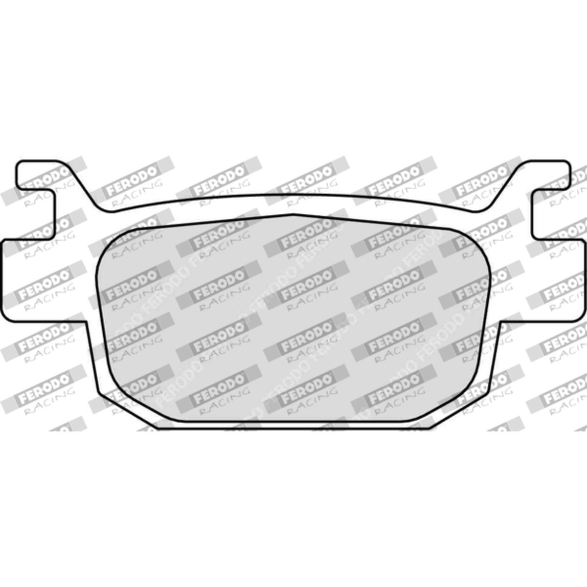 Set di pastiglie freno FERODO FDB2212SM