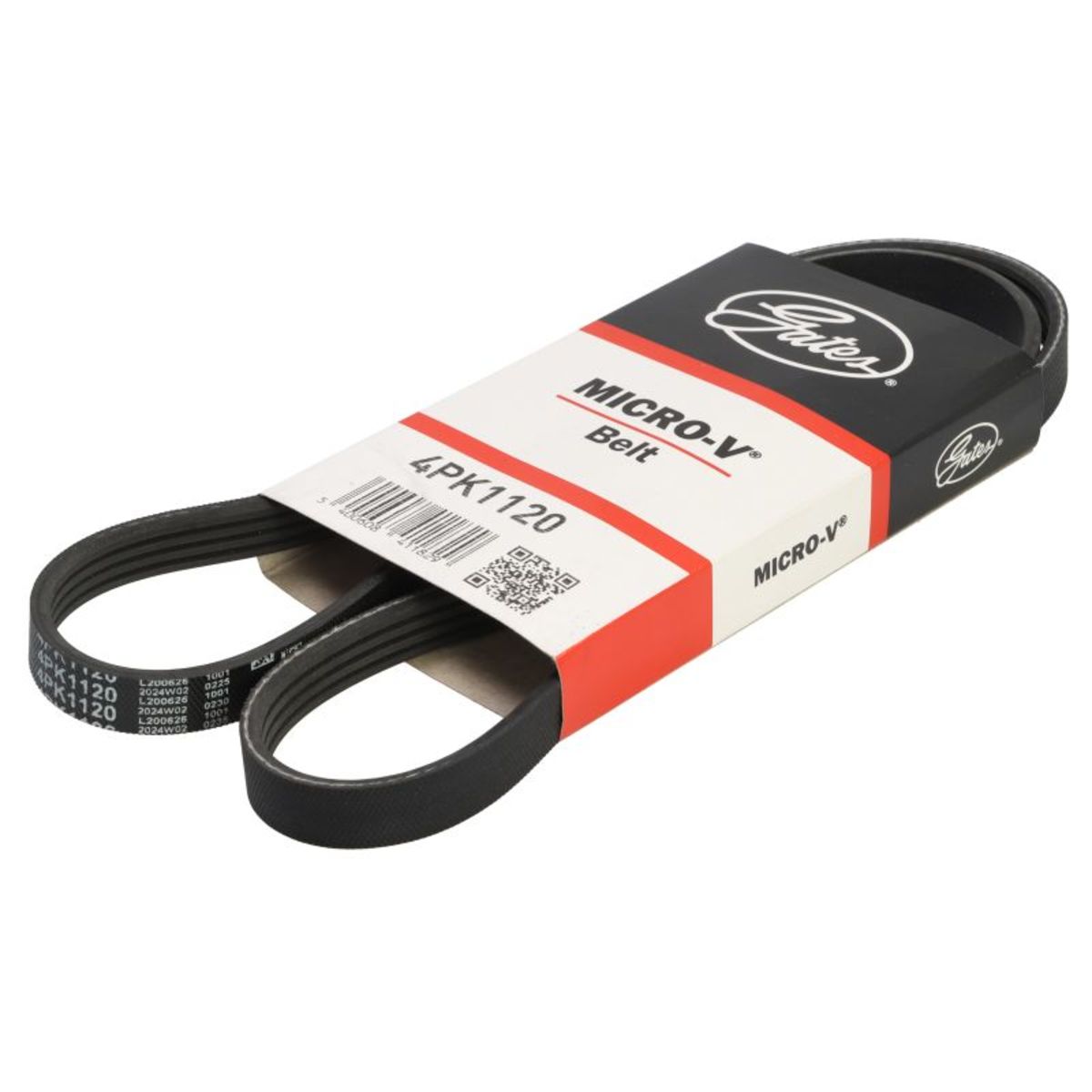 Negro Correa Poly V Micro-V Gates 4Pk1120
