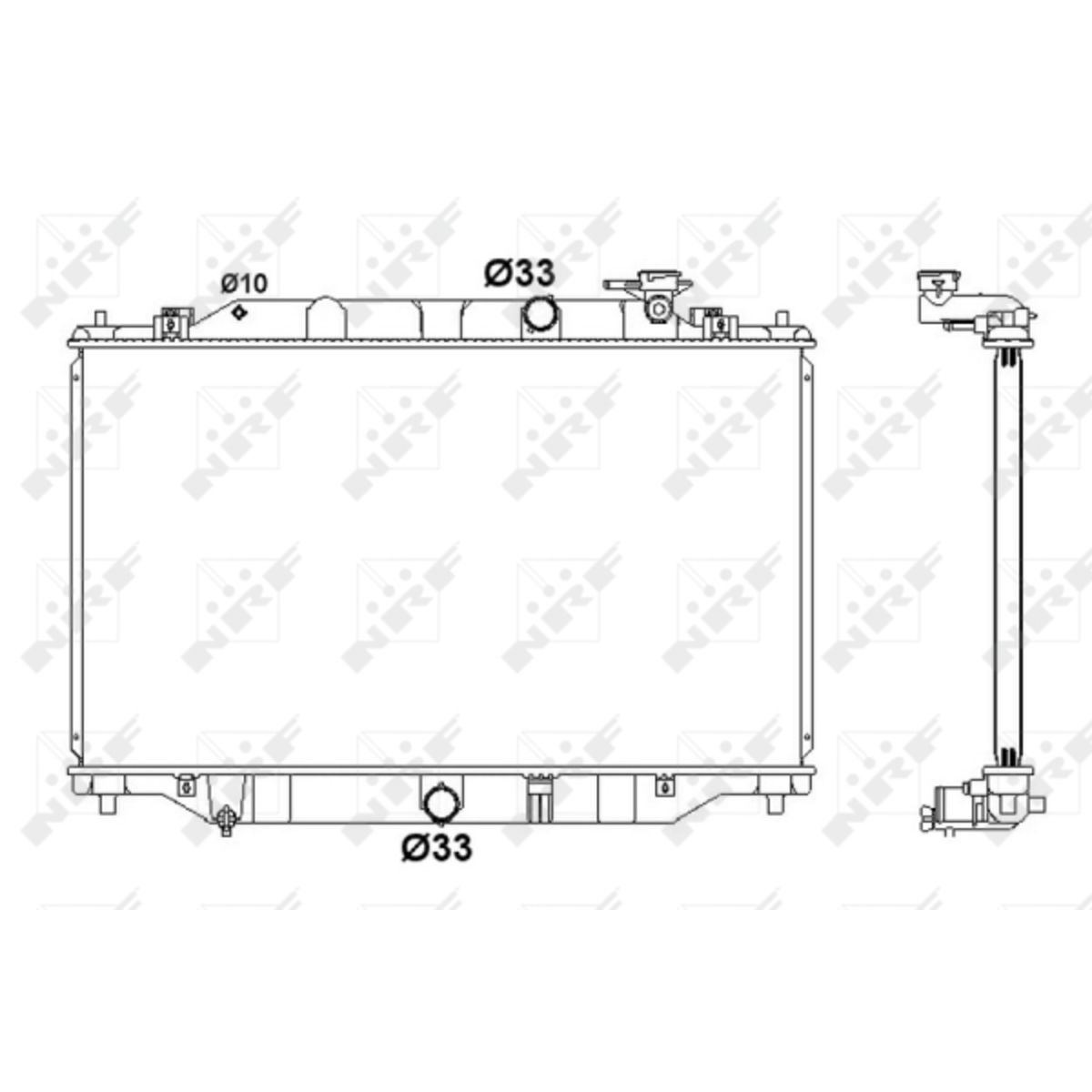 Nrf Radiator, Motorkoeling 58416