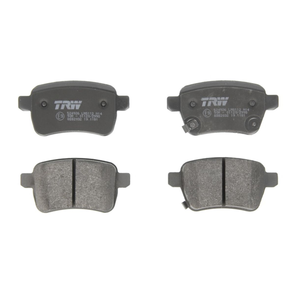 Bremsbelagsatz Trw GDB2032, Hinten