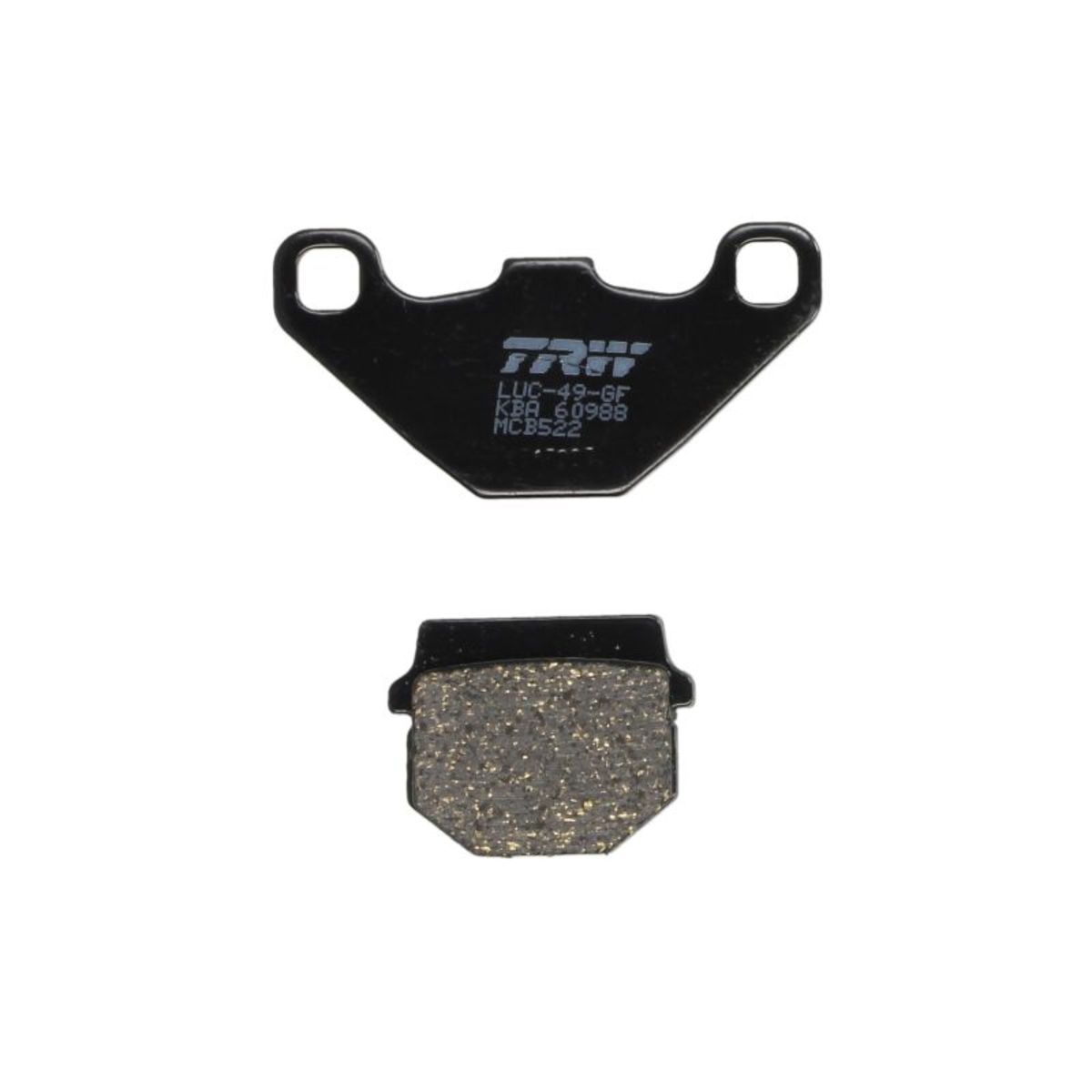 Jeu de plaquettes de frein TRW MCB522