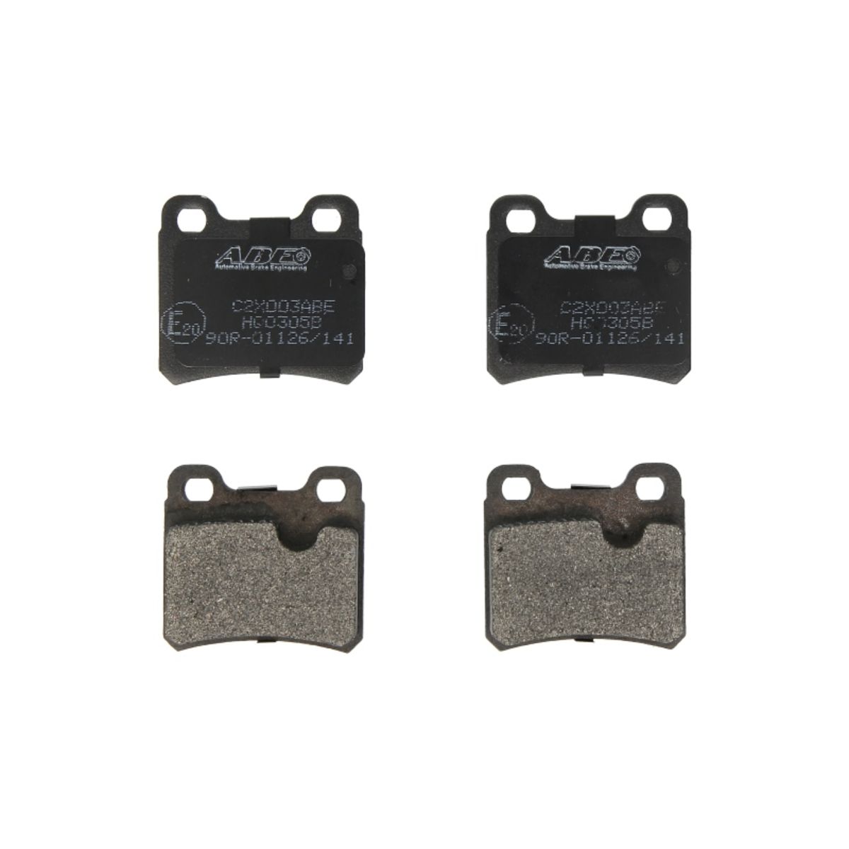 Image of Remblokset  C2X003, achter