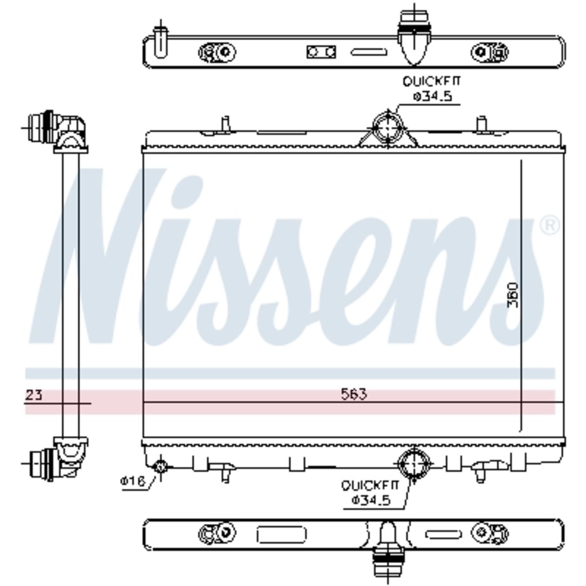 Image of Radiator, motorkoeling