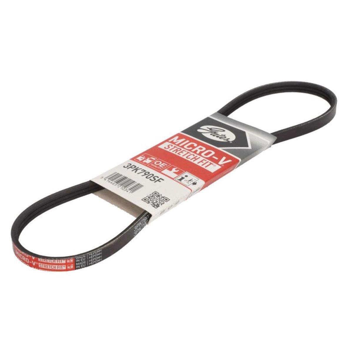 Negro Correa Poly V Gates 3Pk790sf