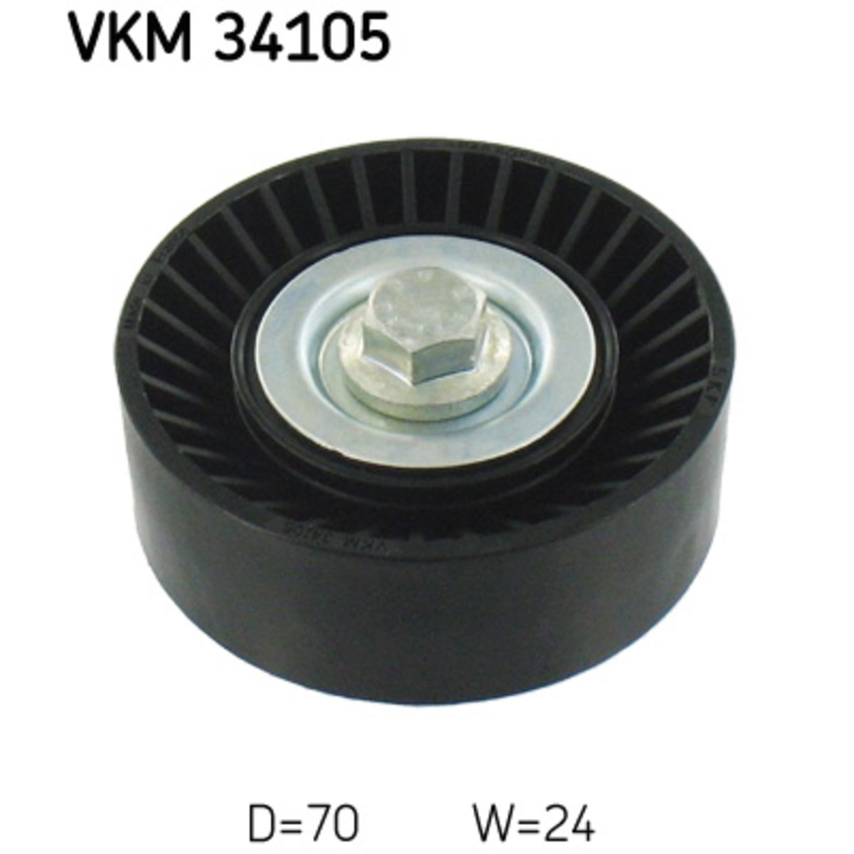 Image of Rondsel/geleiderpoelie, V-riem