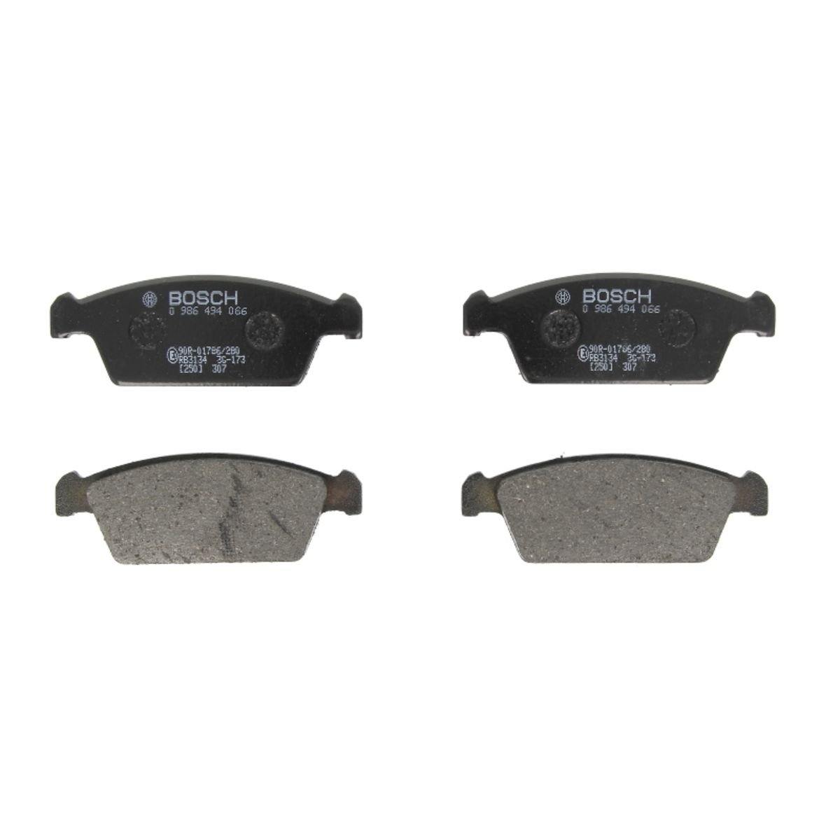 Bremsbelagsatz BOSCH 0 986 494 066, Vorne