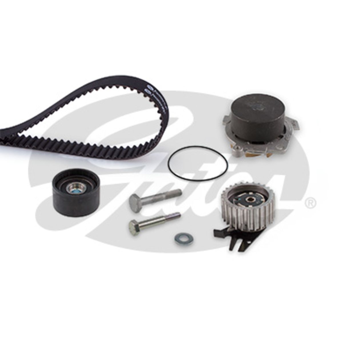 Image of Waterpomp + PowerGrip distributieriem set