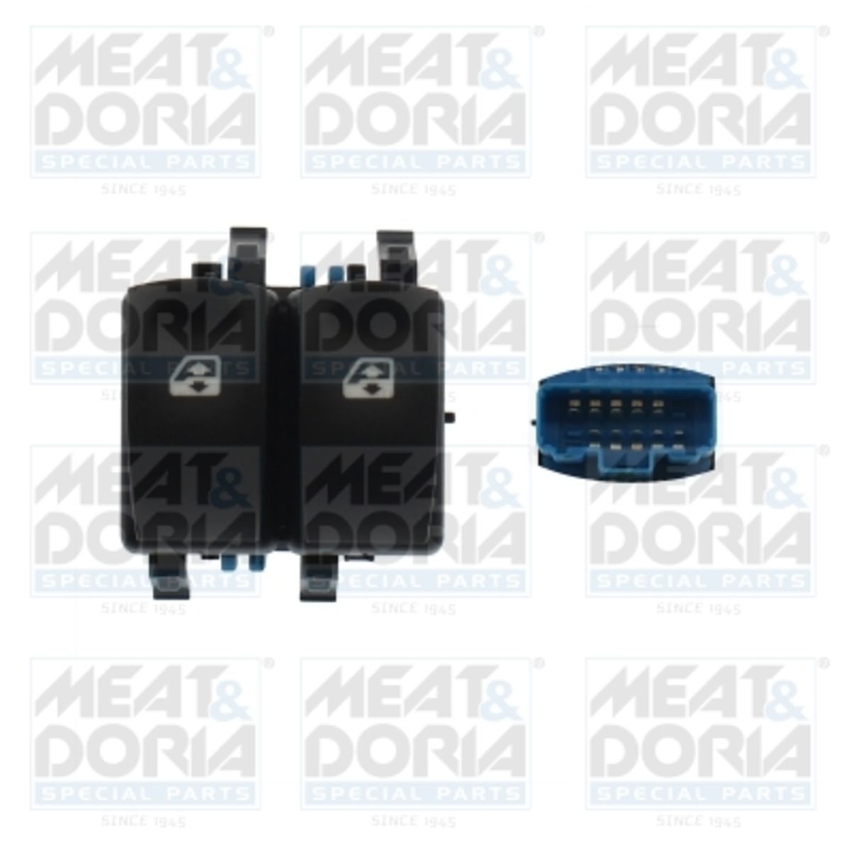 Meat&Doria Zwart Schakelaar, Raamopener Original Meat & Doria 26608