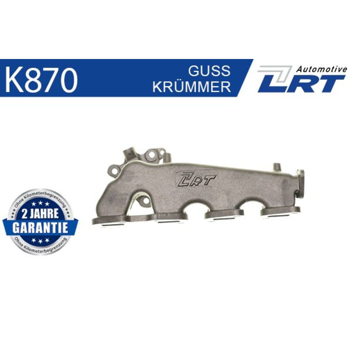Lrt Krümmer, Abgasanlage K870