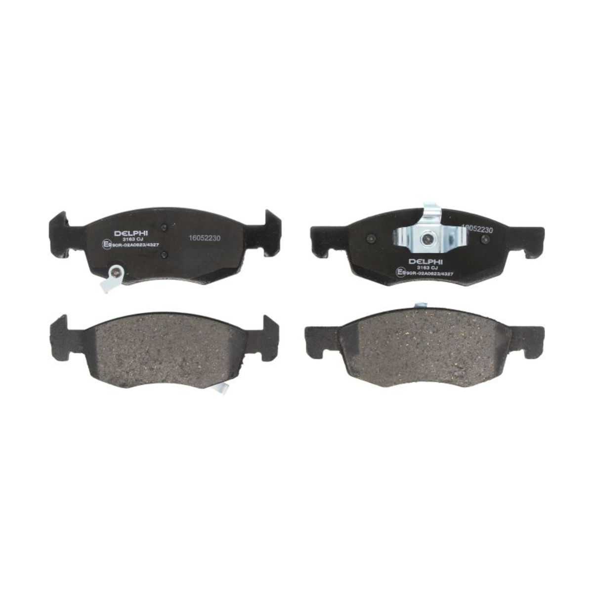 Delphi Set Di Pastiglie Freno Lp3163, Anteriore