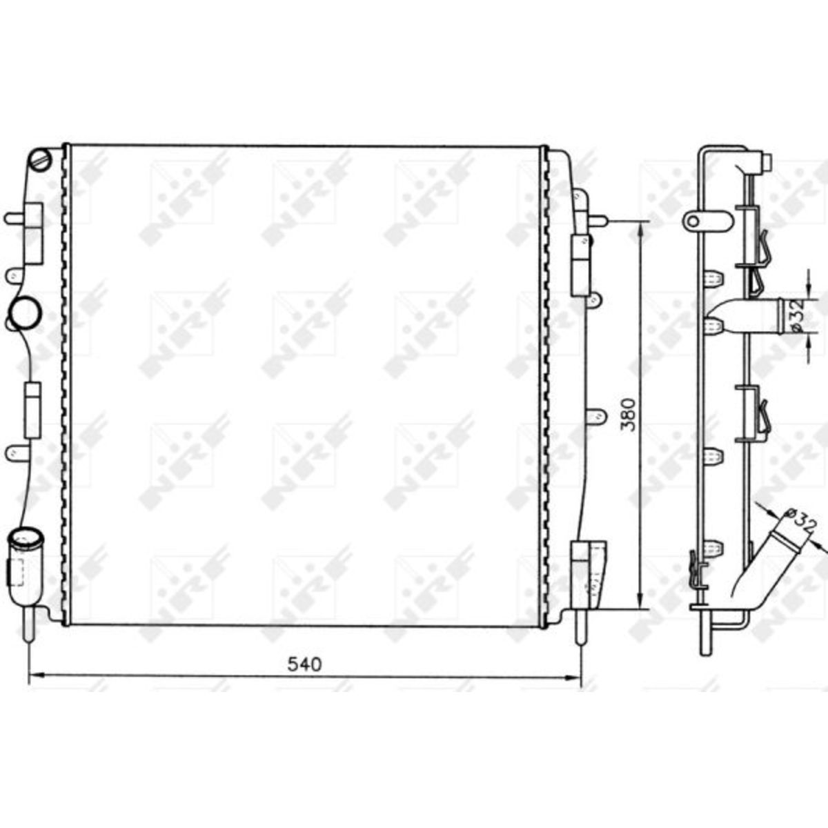Image of Radiator, motorkoeling Economy Class