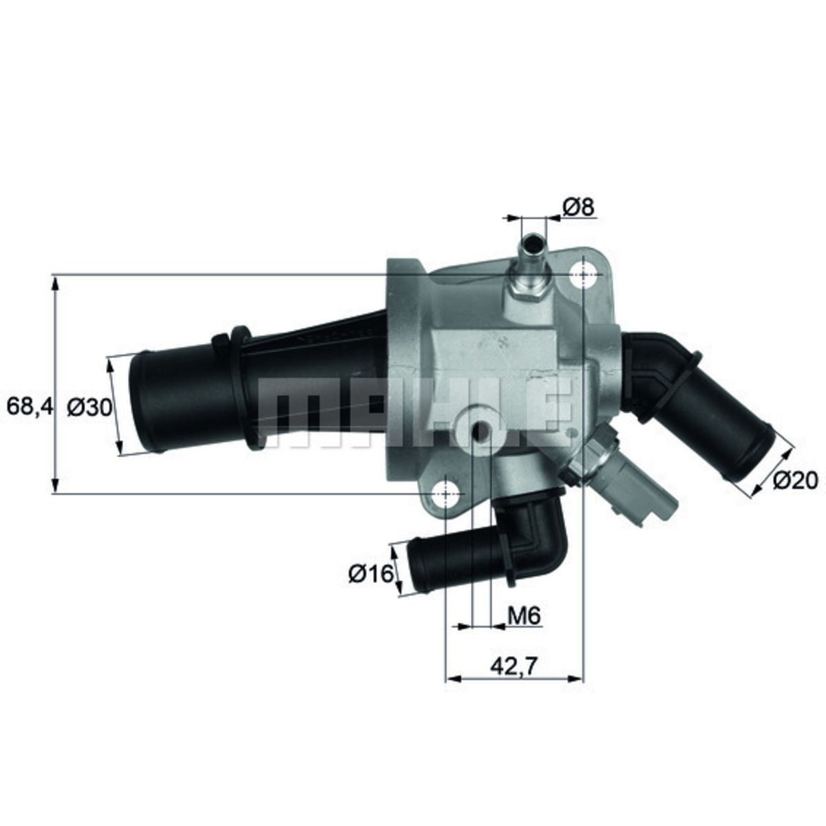 Mahle Thermostaat, Koelvloeistof Ti 153 88