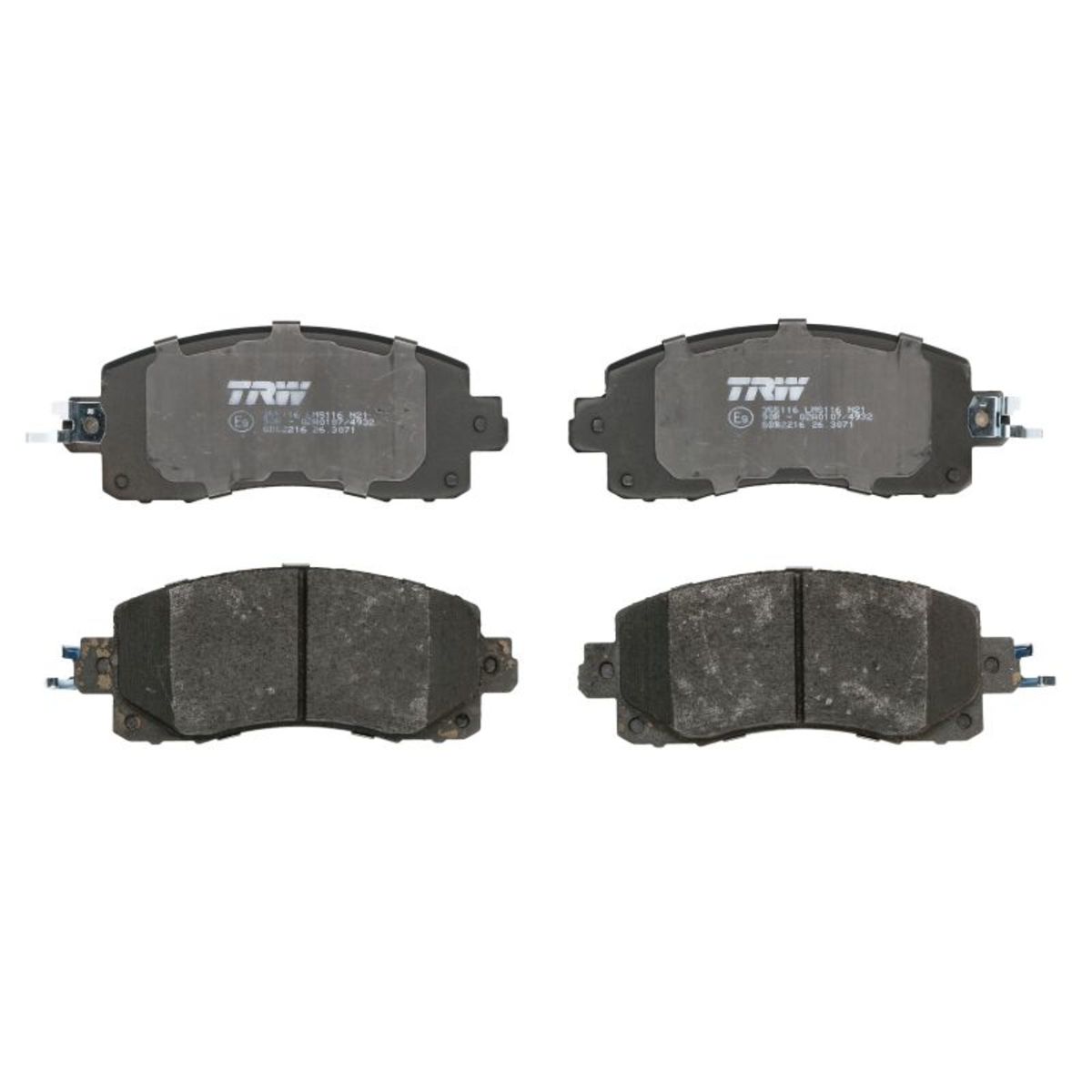 Bremsbelagsatz TRW GDB2216, Vorne